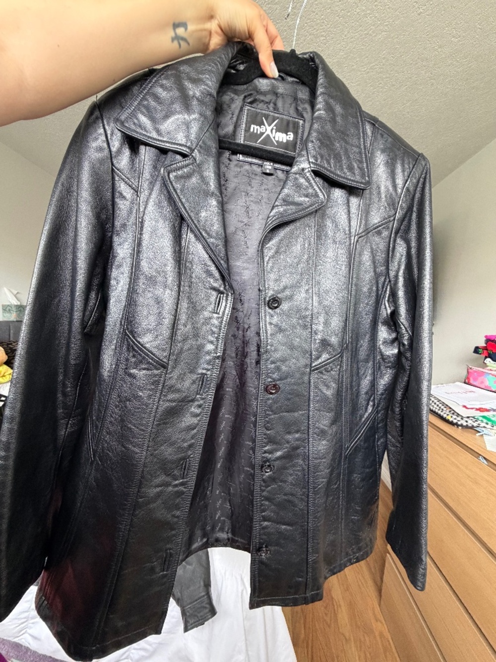 Vintage Maxima leather jacket